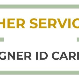 Foreigner ID Card for Kitap Holders